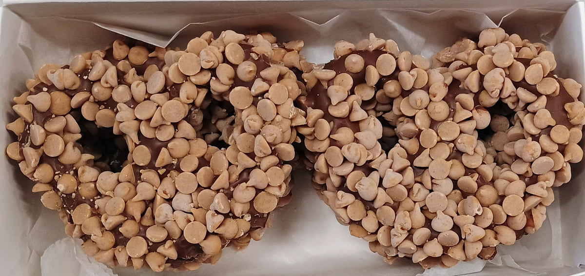 Asher Milk Chocolate Pretzels with Peanut Butter Chips 6 Count Gift Box