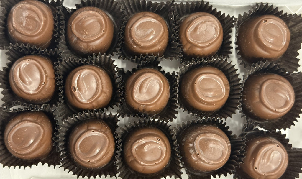 Asher Milk Chocolate Cupped Cordial Cherries 8 oz Gift Box