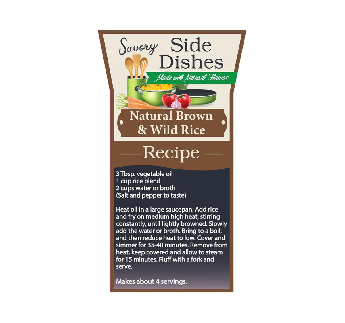Natural Brown & Wild Rice Blend