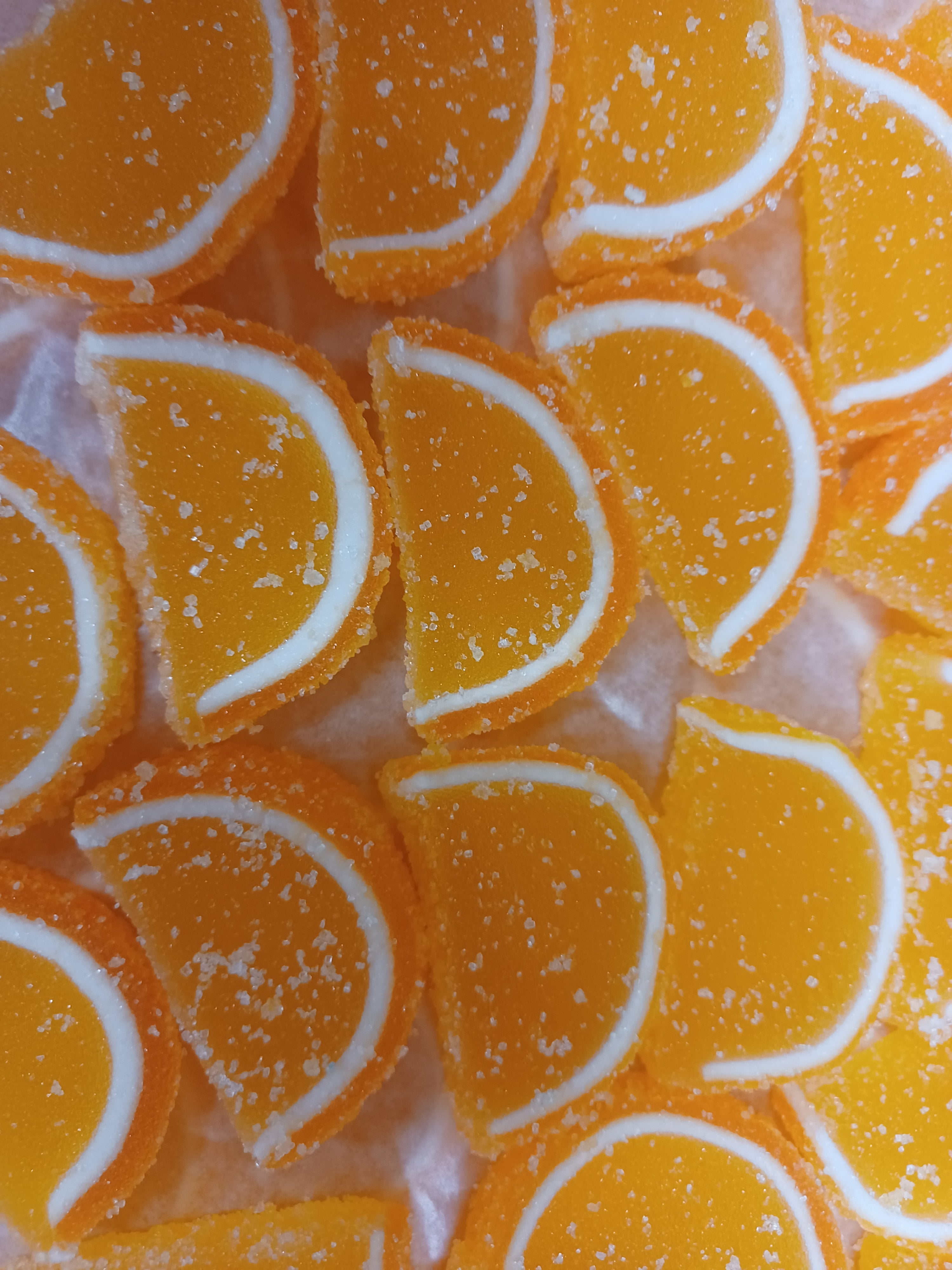 Orange Fruit Jelly Slices 10 oz Bag