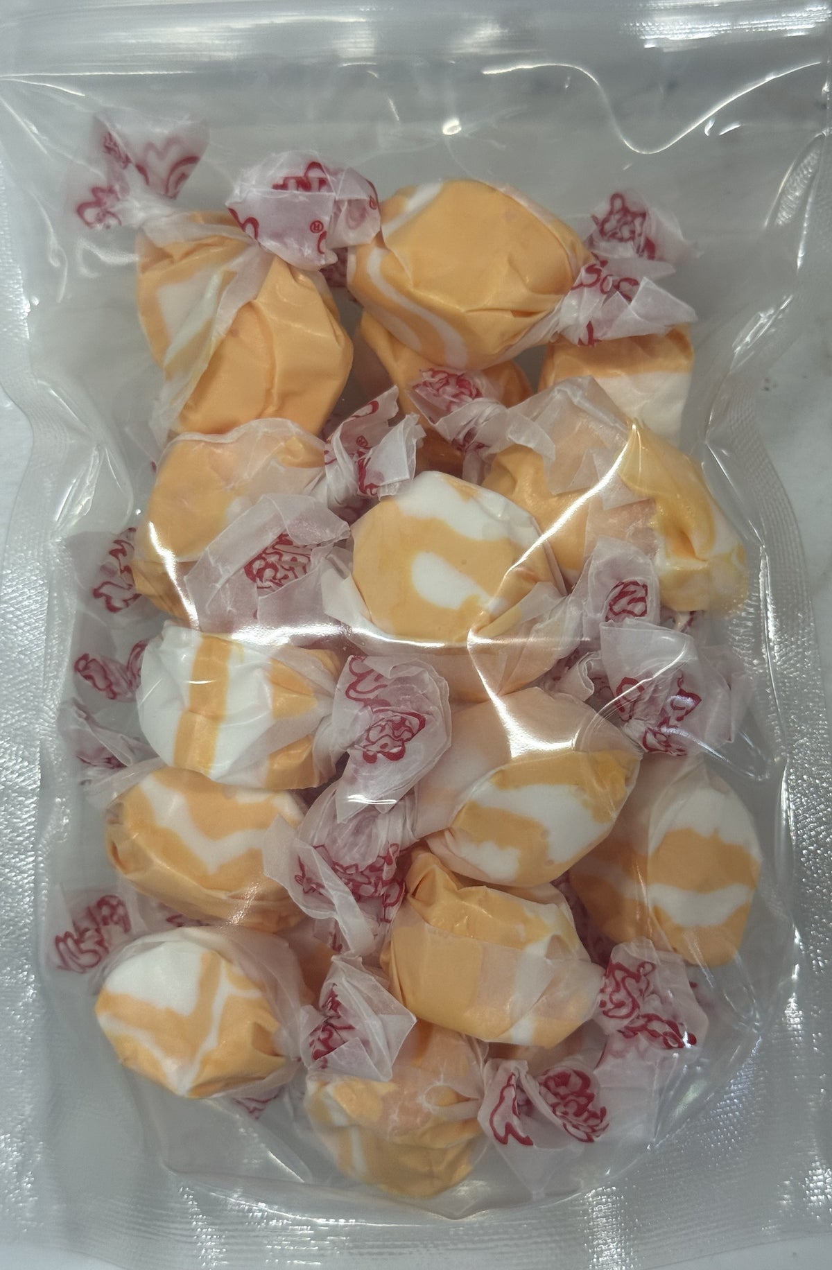 Peaches N Cream Salt Water Taffy 5 oz Bag