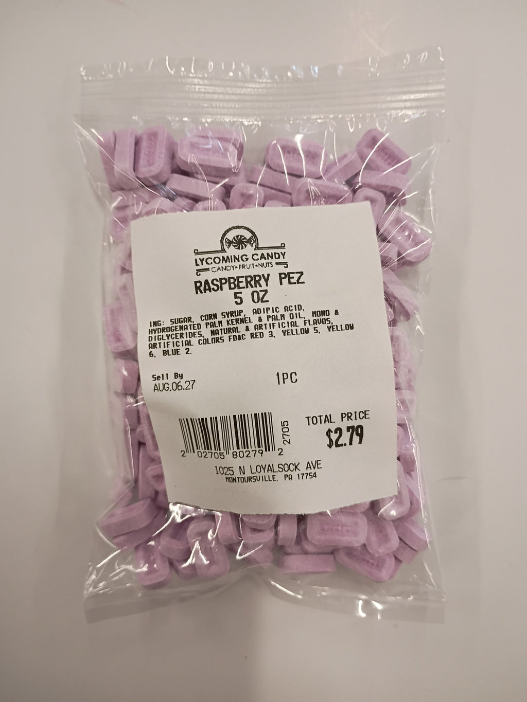 Raspberry PEZ Candy