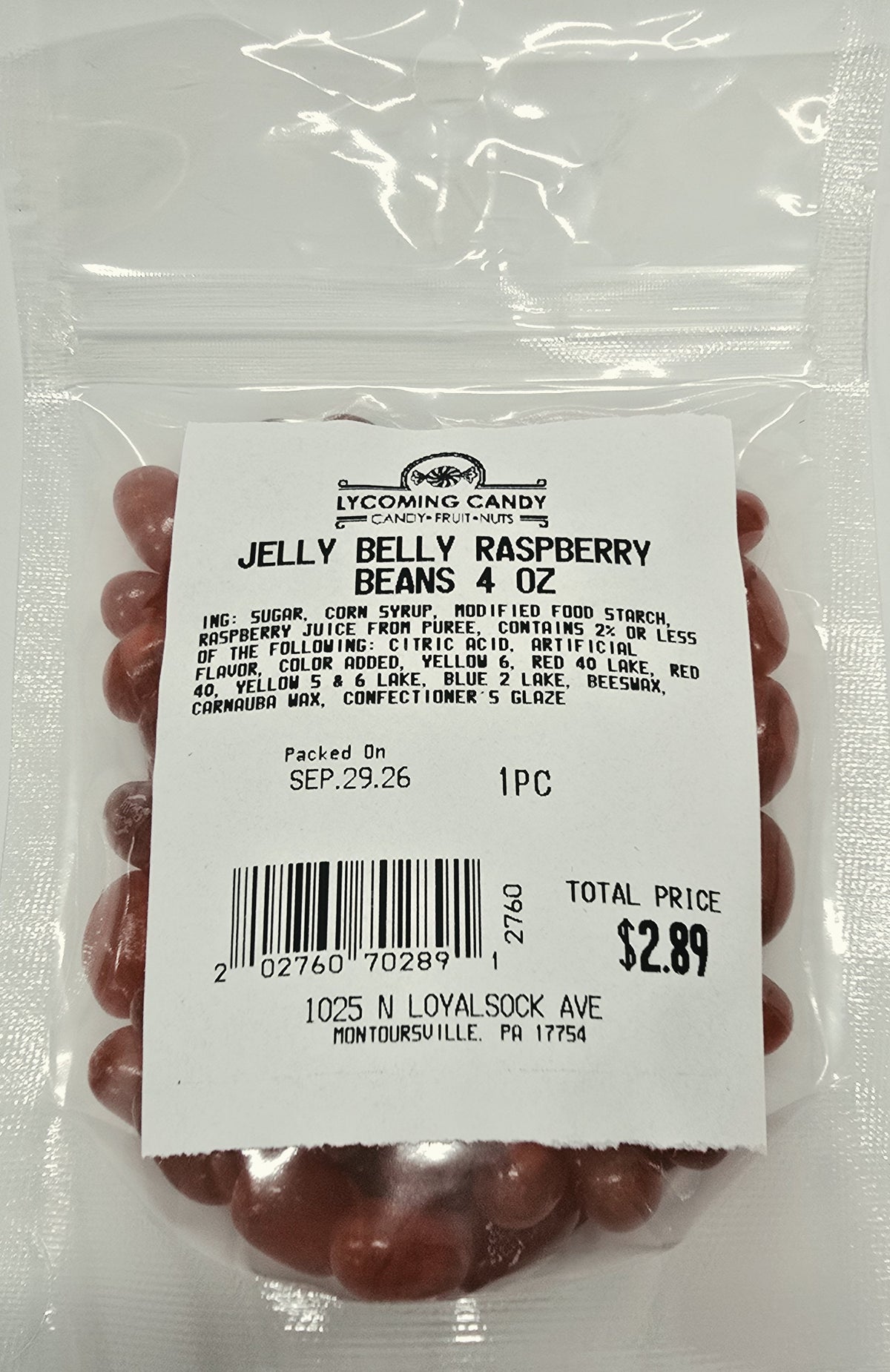 Jelly Belly Raspberry Jelly Beans