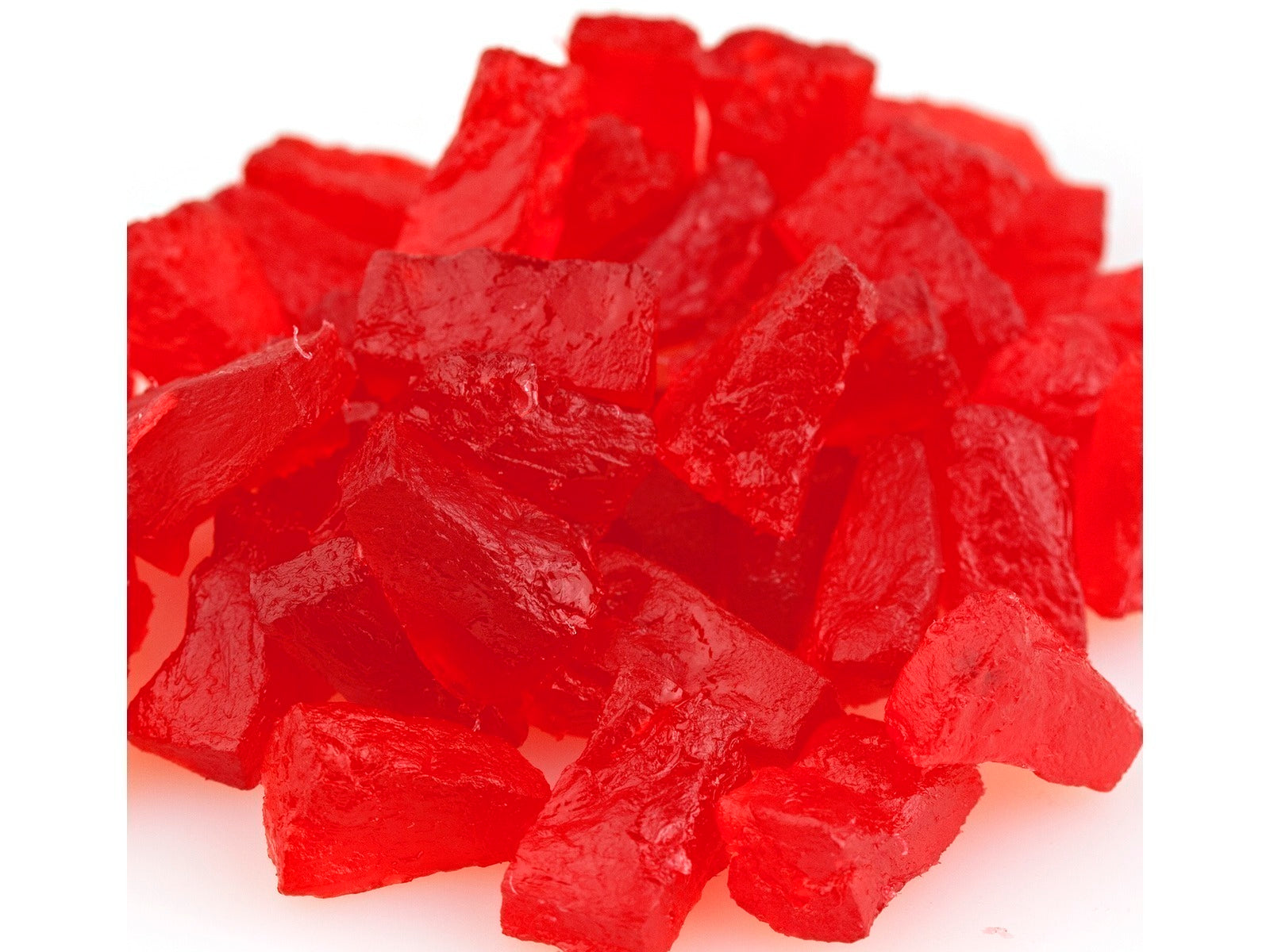 Red Pineapple Wedges Glazed Fruit