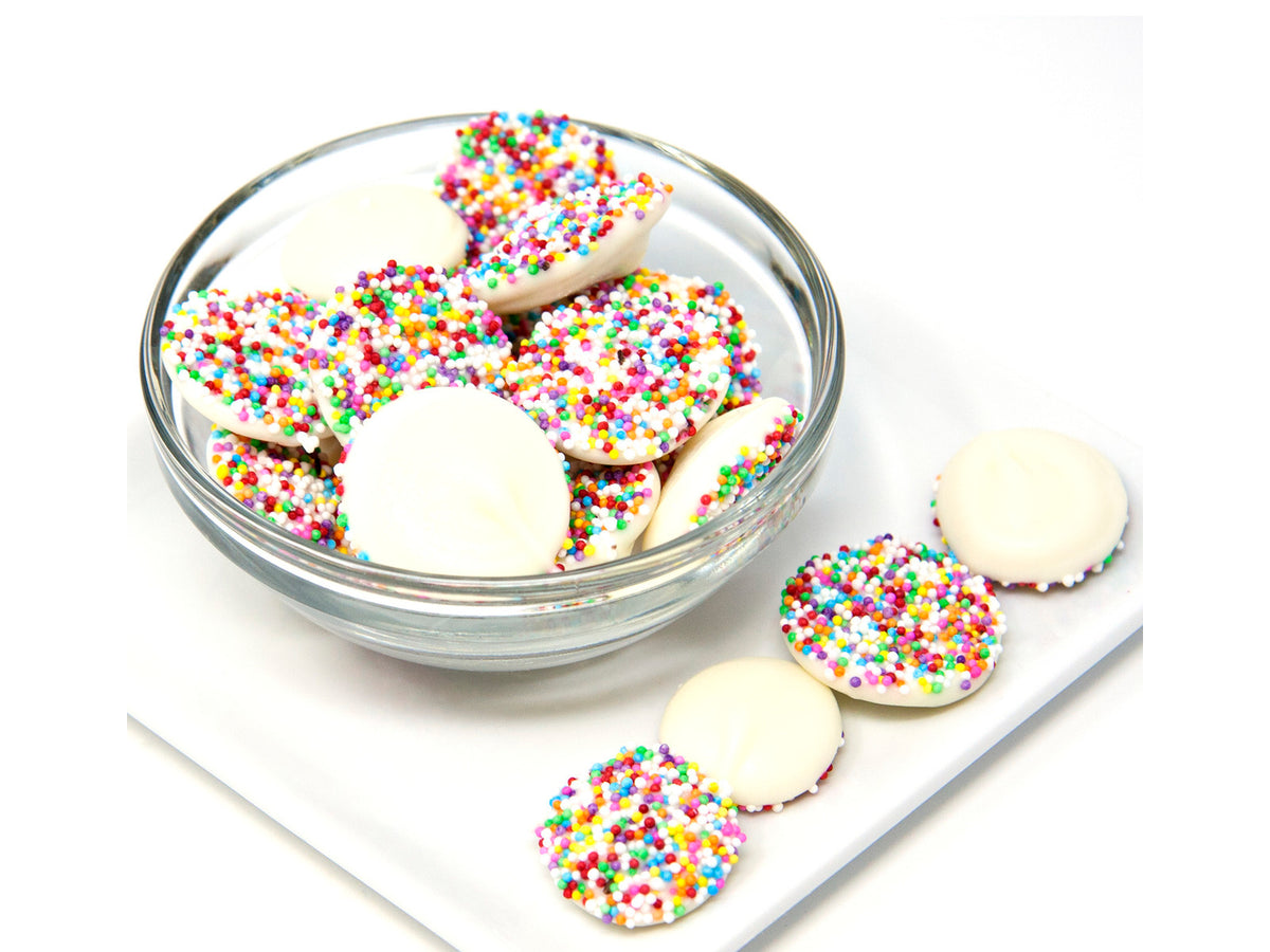 White Chocolate Rainbow Nonpareils
