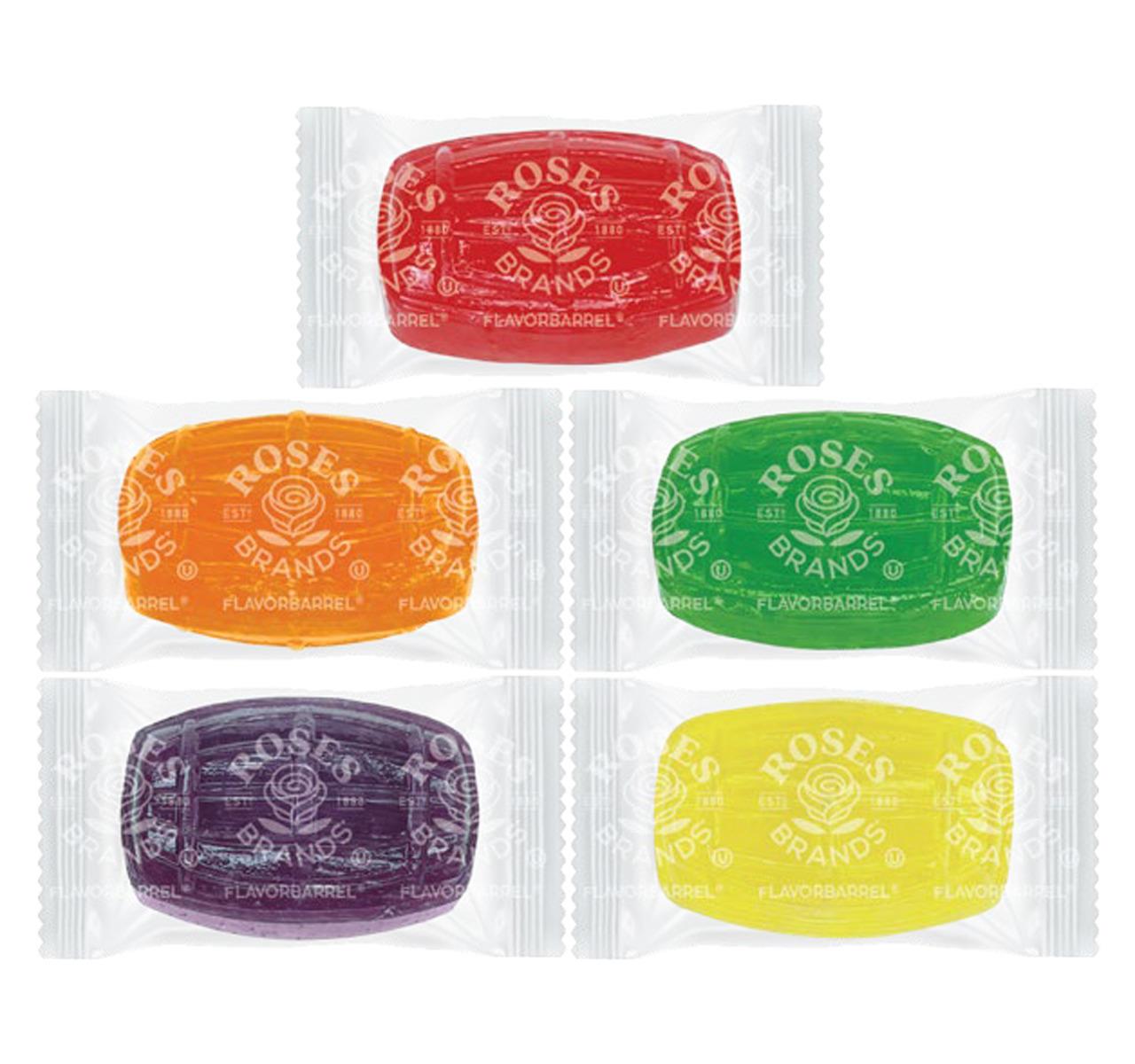 Assorted Wrapped Flavor Barrels