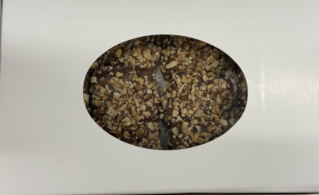 Asher Sugar Free Milk Chocolate Smooth Bottom Almond Buttercrunch 6.5 oz Gift Box