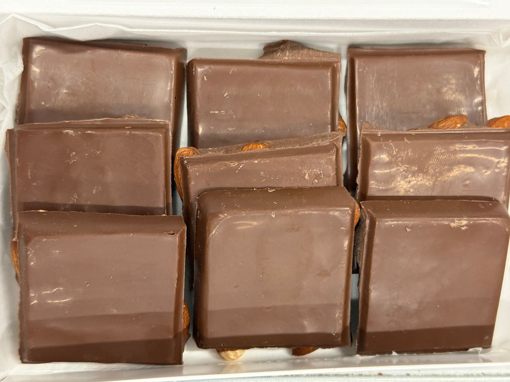 Asher Sugar Free Milk Chocolate Almond Bark 8.8 oz Gift Box