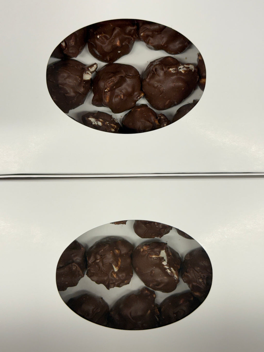 Asher Sugar Free Milk Chocolate Cashew Clusters 6.7 oz Gift Box