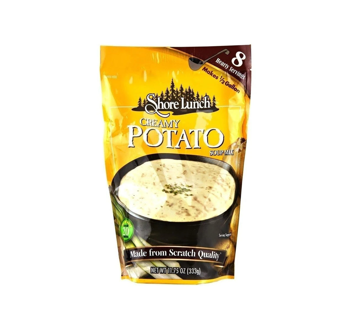 Shore Lunch Creamy Potato Soup Mix – 11.7 oz Bag