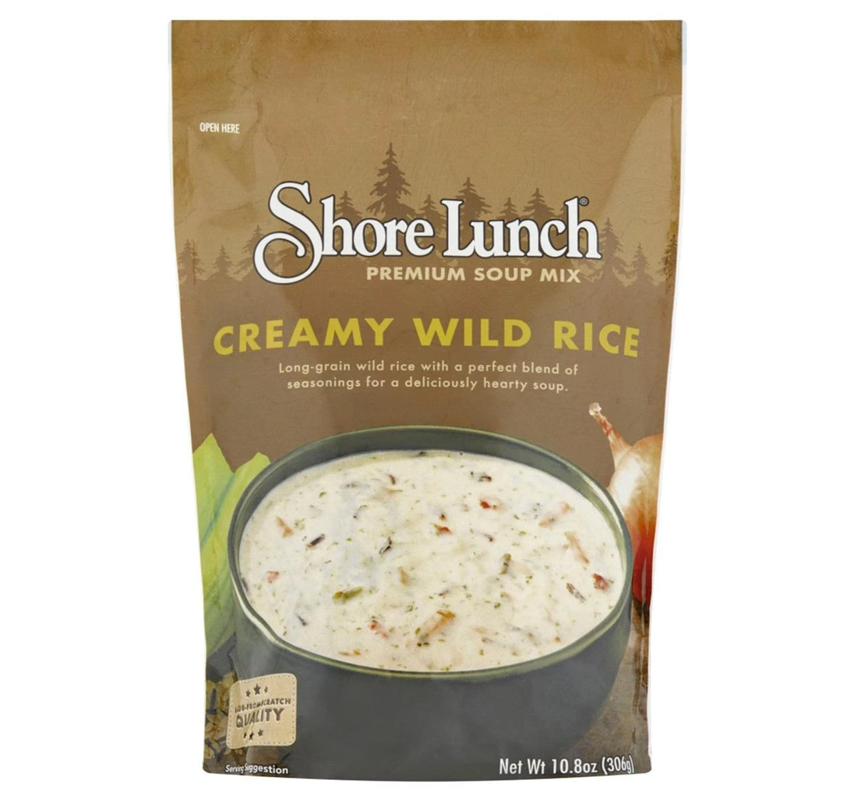 Shore Lunch Creamy Wild Rice Soup Mix – 10.8 oz Bag