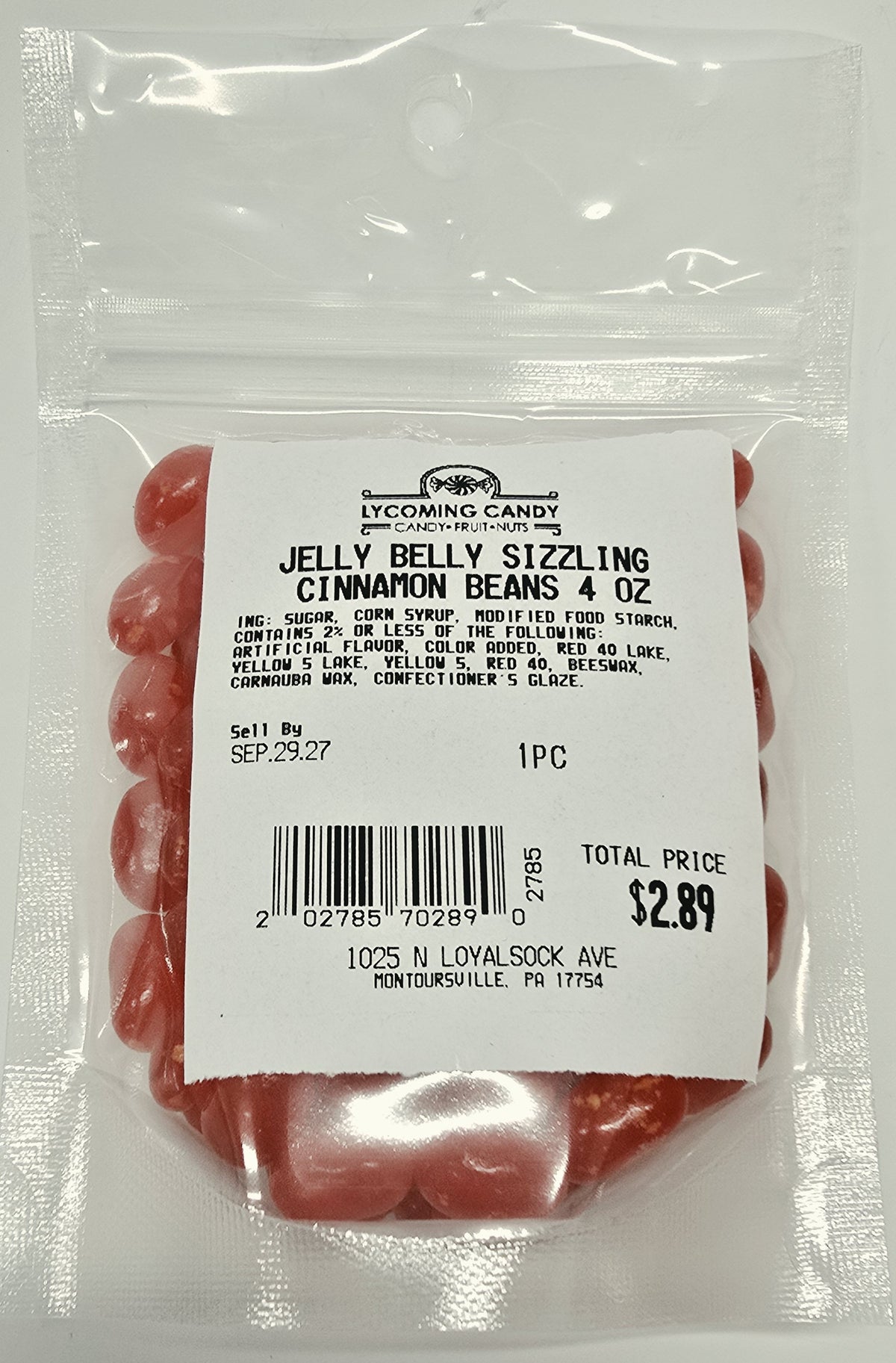 Jelly Belly Sizzling Cinnamon Jelly Beans