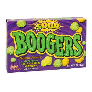 Sour Box of Boogers 3.25 oz Theater Box