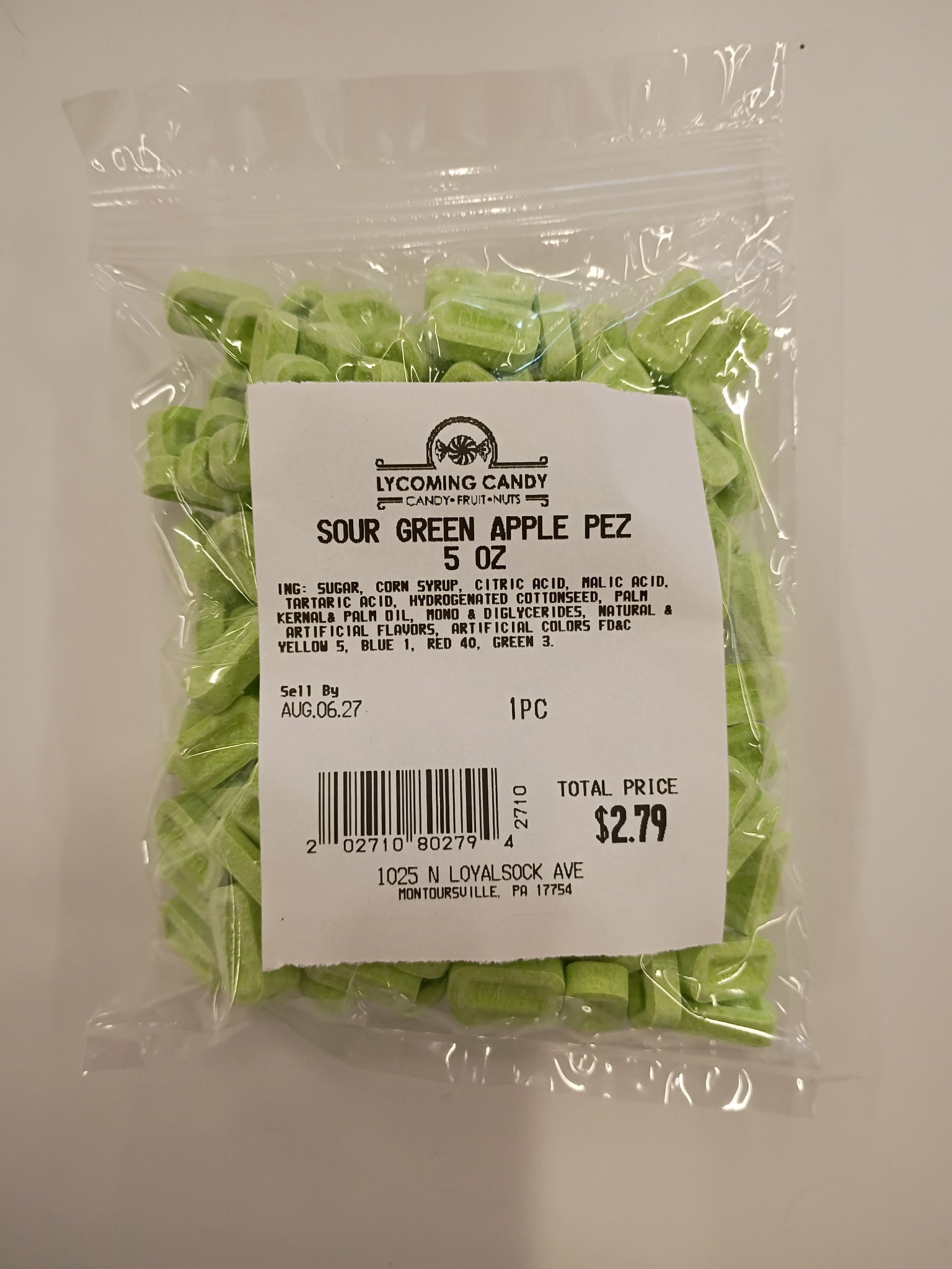 Sour Green Apple PEZ Candy