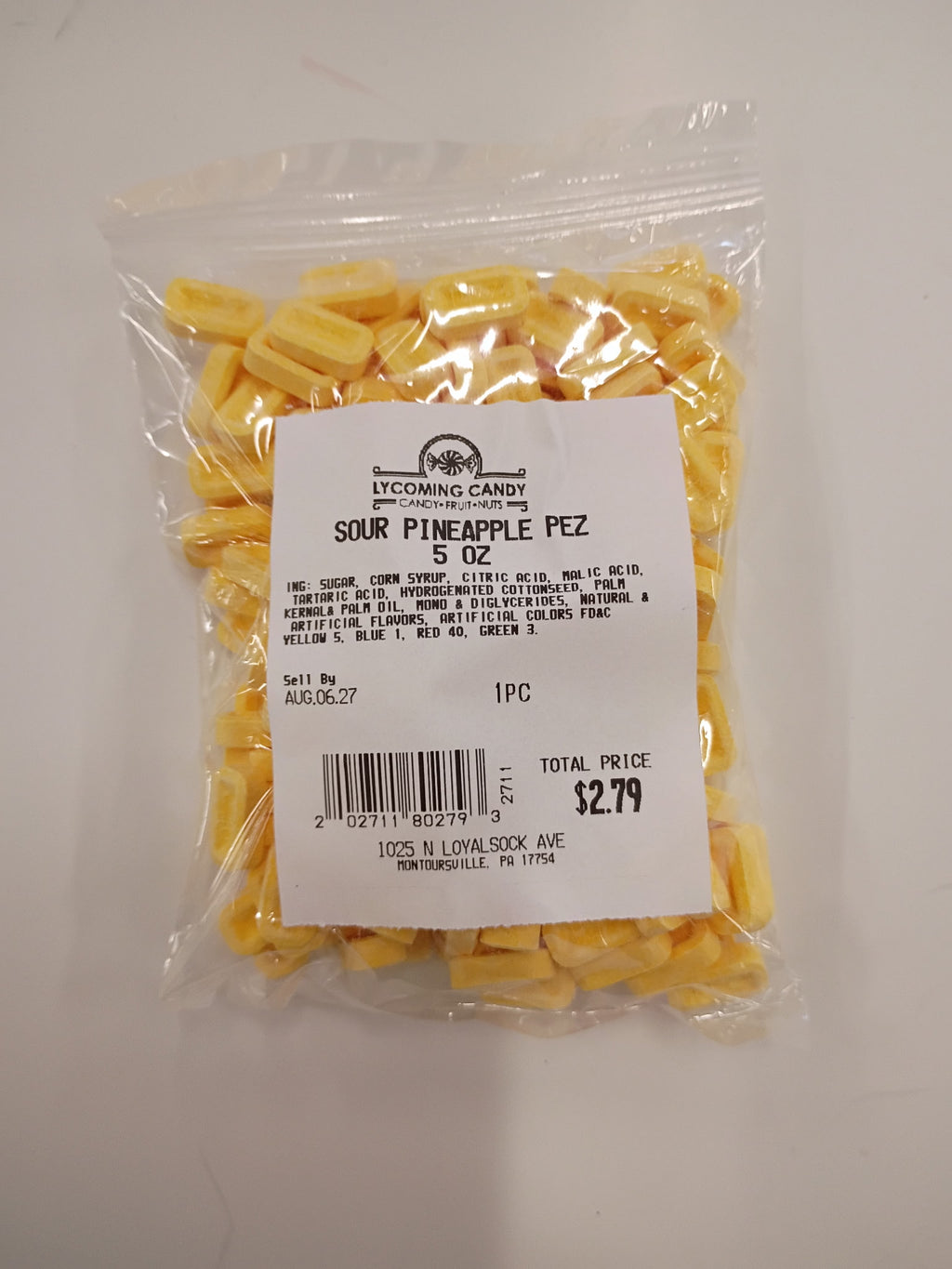 Sour Pineapple PEZ Candy