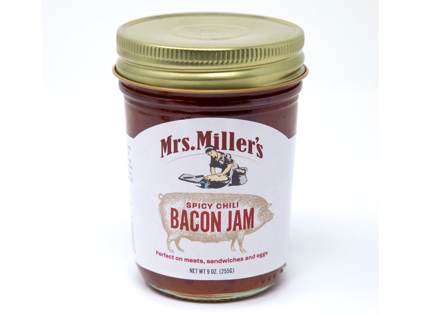 Mrs. Miller's Spicy Chili Bacon Jam 9 oz Jar