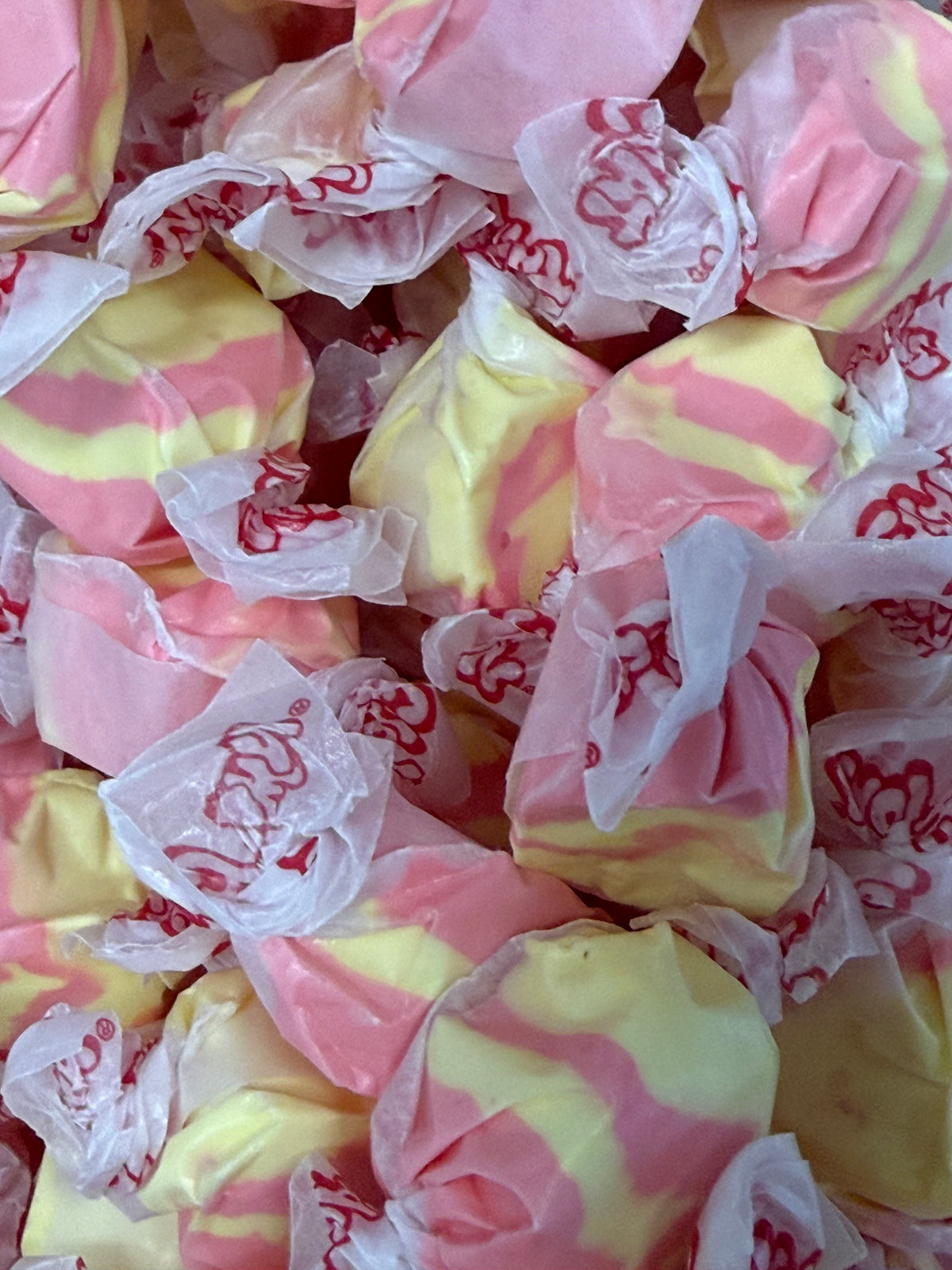 Strawberry Banana Salt Water Taffy 5 oz Bag
