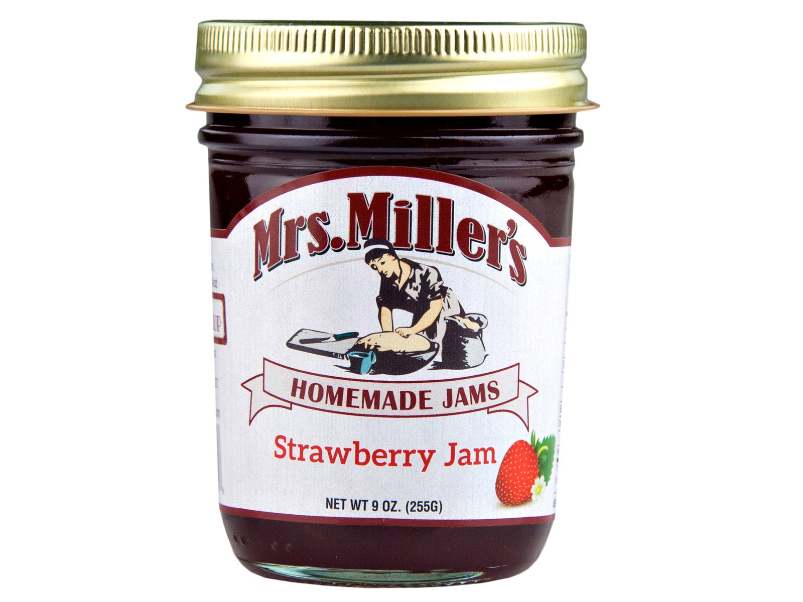 Mrs. Miller's Strawberry Jam 9 oz Jar