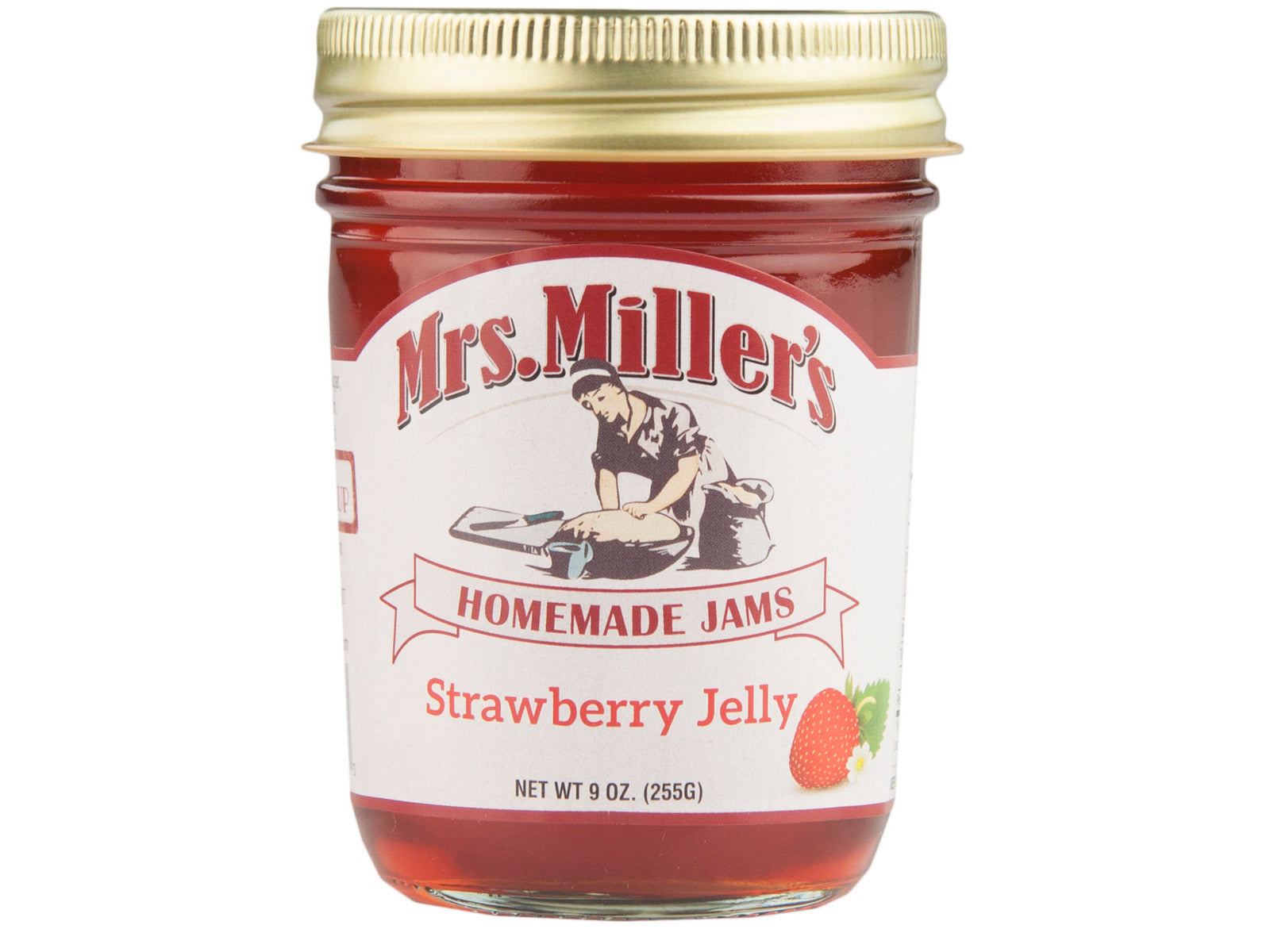 Mrs. Miller's Strawberry Jelly 9 oz Jar