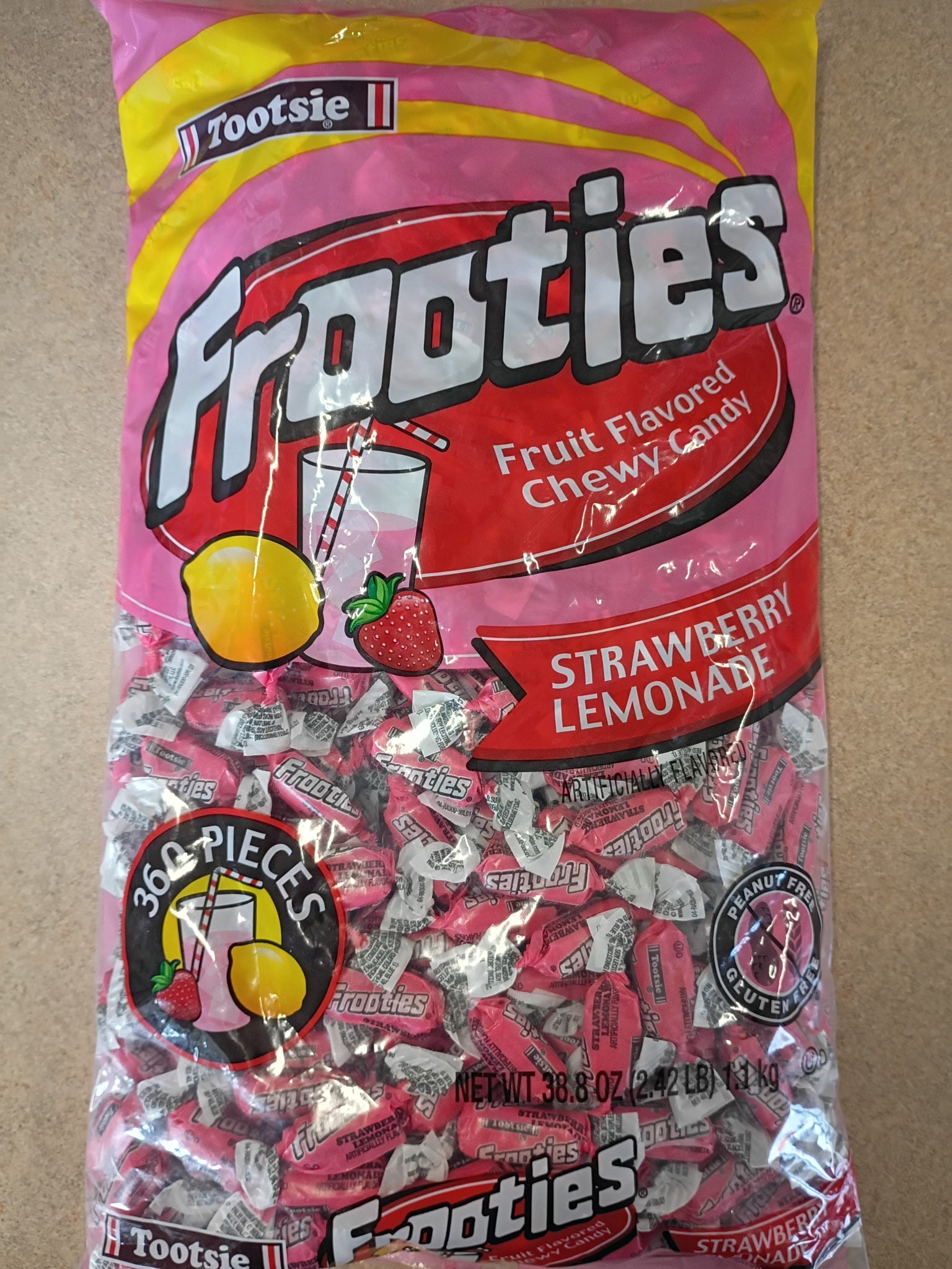 Tootsie Roll Frooties Strawberry Lemonade - 38.8 oz Bag