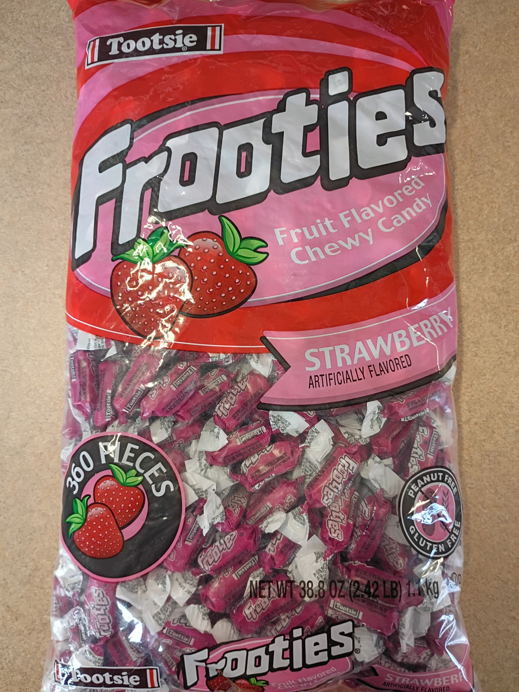 Tootsie Roll Frooties Strawberry - 38.8 oz Bag