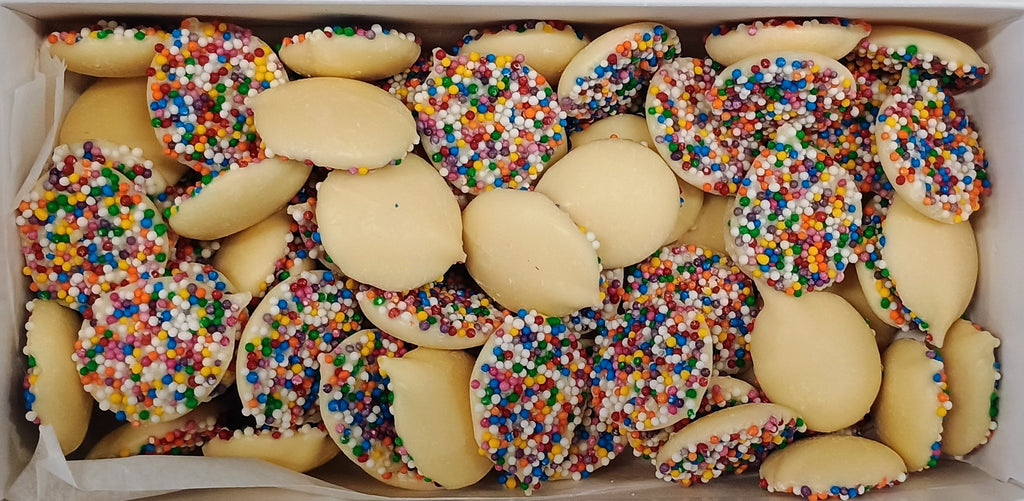 Asher White Chocolate Nonpareils 12 oz Gift Box